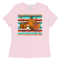 Bubblegum Pink pumkin spice everything tumbler Ladies Tee - JahusDesignShop