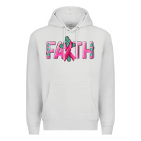 Dove Grey Cancer Faith with gemstone Premium Hoodie - NancyCooperArtShop