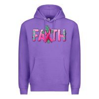 Cancer Faith With Gemstone Premium Hoodie | Teevron