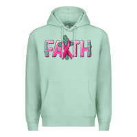 Seafoam Cancer Faith with gemstone Premium Hoodie - NancyCooperArtShop