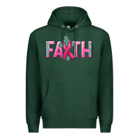 Sports Green Cancer Faith with gemstone Premium Hoodie - NancyCooperArtShop