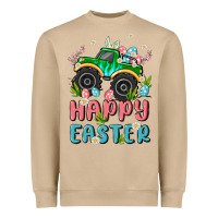 Mushroom easter monster truck Heavyweight Sweatshirt - MaliasSmallBusiness