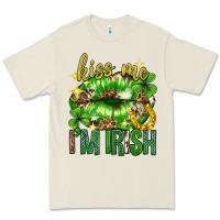 Kiss Me Im Irish St.patricks Day Lips St.patricks Premium Tee | Teevron