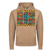 Vintage Coffee western gemstone cross sunflowers leopard serape glitter wooden tumble Vintage Hoodie - Artiststas
