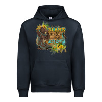 Navy Blame It All On My Boots Urban Hoodie - FaDigitalArtStudio