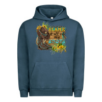 Pigment Midnight Navy Blame It All On My Boots Urban Hoodie - FaDigitalArtStudio