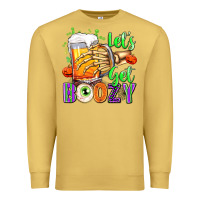 Antique Gold Lets Get Boozy Premium Sweatshirt - texasbilliewilder