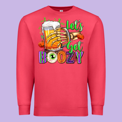 Lets Get Boozy Premium Sweatshirt Designed By Texasbilliewilder