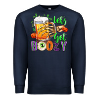 Navy Lets Get Boozy Premium Sweatshirt - texasbilliewilder