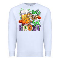 White Lets Get Boozy Premium Sweatshirt - texasbilliewilder