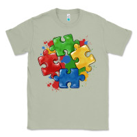 Matcha autism puzzles Classic Tee - MaliasSmallBusiness
