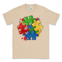 Mushroom autism puzzles Classic Tee - MaliasSmallBusiness