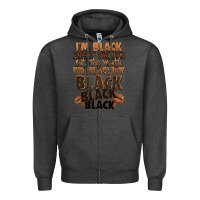 Charcoal Heather im black every month but this month im blackity bl Zipper Hoodie - LillyAllenDesigns