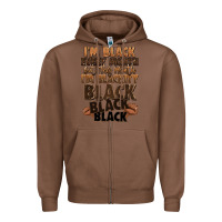Chestnut im black every month but this month im blackity bl Zipper Hoodie - LillyAllenDesigns