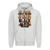 Dove Grey im black every month but this month im blackity bl Zipper Hoodie - LillyAllenDesigns