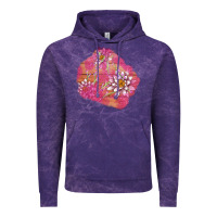 Cloud Purple v.d  lavender and lotus patches Vintage Hoodie - AdoDesignShop