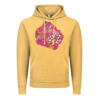 Vintage Mustard v.d  lavender and lotus patches Vintage Hoodie - AdoDesignShop