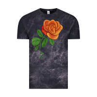 Cloud Black Burst Of Joy Rose Vintage Tee - LillyAllenDesigns