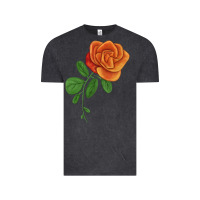 Vintage Black Burst Of Joy Rose Vintage Tee - LillyAllenDesigns