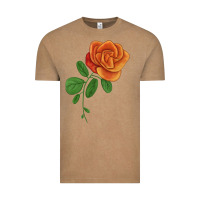 Vintage Coffee Burst Of Joy Rose Vintage Tee - LillyAllenDesigns