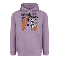 Lavender I Have Two Moods Black Sneakers Afro Girl Heavyweight Hoodie - texasbilliewilder