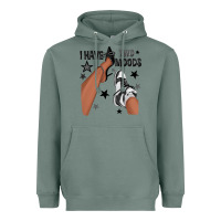 Sage I Have Two Moods Black Sneakers Afro Girl Heavyweight Hoodie - texasbilliewilder