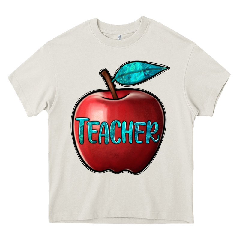Apple Teacher Heavy Core Tee by BarkalooDesign | Teevron