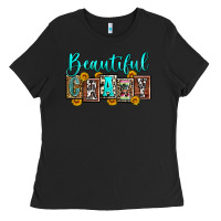 Black beautiful crazy Ladies Tee - Zillion Design Studio