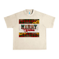 Merry Christmas Sunflowers Urban Heavy Tee | Teevron