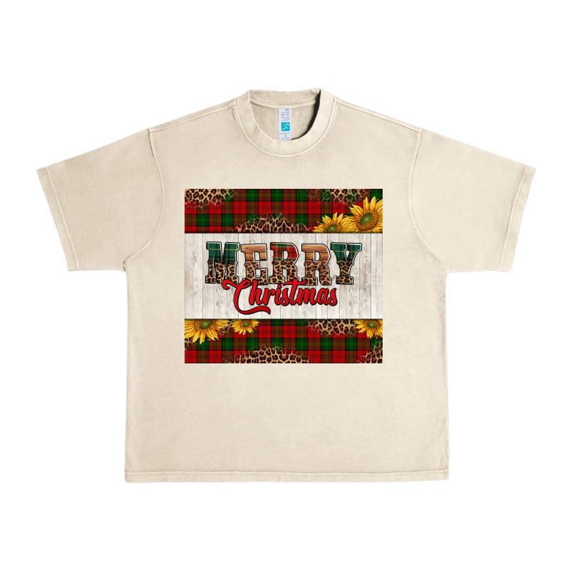 Merry Christmas Sunflowers Urban Heavy Tee by Jasminsmagicworld | Teevron
