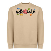Mushroom advocate autism Heavyweight Sweatshirt - MaliasSmallBusiness