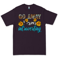 Plum go away i am introvering Premium Tee - HRA Design Shop