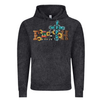 Vintage Black western gemstone cross faith Vintage Hoodie - Artiststas