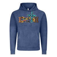 Vintage Denim western gemstone cross faith Vintage Hoodie - Artiststas