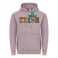 Vintage Zinc western gemstone cross faith Vintage Hoodie - Artiststas