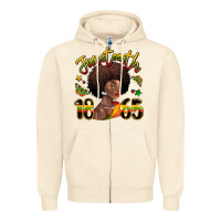 Sandshell juneteenth 1865 black woman Zipper Hoodie - LillyAllenDesigns