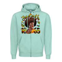 Juneteenth 1865 Black Woman Zipper Hoodie | Teevron