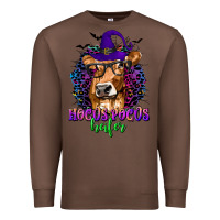Chestnut Hocus Pocus Heifer with Cow and Halloween Premium Sweatshirt - texasbilliewilder