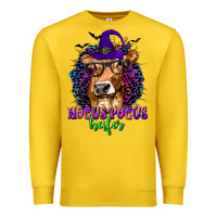 Lemon Hocus Pocus Heifer with Cow and Halloween Premium Sweatshirt - texasbilliewilder