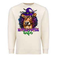 Sandshell Hocus Pocus Heifer with Cow and Halloween Premium Sweatshirt - texasbilliewilder