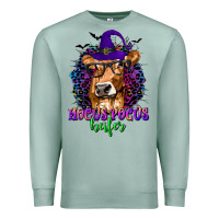Seafoam Hocus Pocus Heifer with Cow and Halloween Premium Sweatshirt - texasbilliewilder
