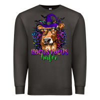 Smoke Hocus Pocus Heifer with Cow and Halloween Premium Sweatshirt - texasbilliewilder