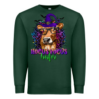 Sports Green Hocus Pocus Heifer with Cow and Halloween Premium Sweatshirt - texasbilliewilder