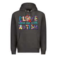 Smoke I love someone with Autism Premium Hoodie - NancyCooperArtShop