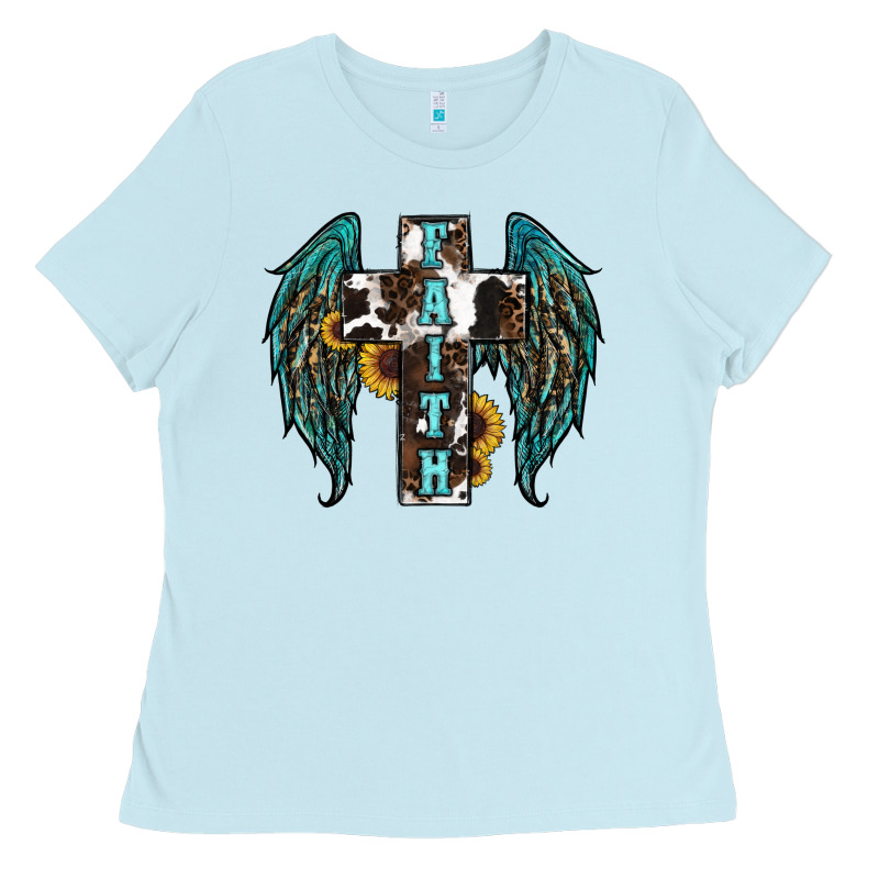 Western Wings Cross Ladies Tee by RanaPortraitStore | Teevron