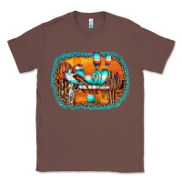 Chestnut western cactus Classic Tee - AdoDesignShop