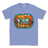 Colony Blue western cactus Classic Tee - AdoDesignShop