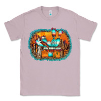 Lilac western cactus Classic Tee - AdoDesignShop