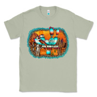 Matcha western cactus Classic Tee - AdoDesignShop