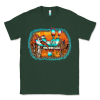 Sports Green western cactus Classic Tee - AdoDesignShop